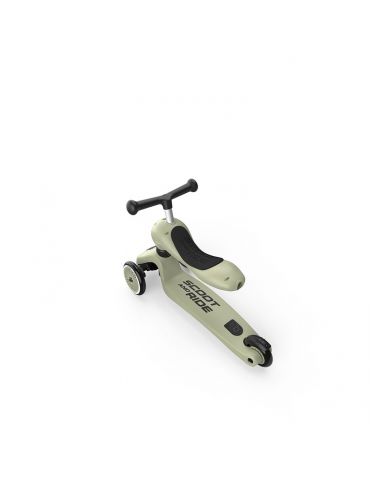 Scootandride Jeździk i hulajnoga 2w1Highwaykick 1 Olive