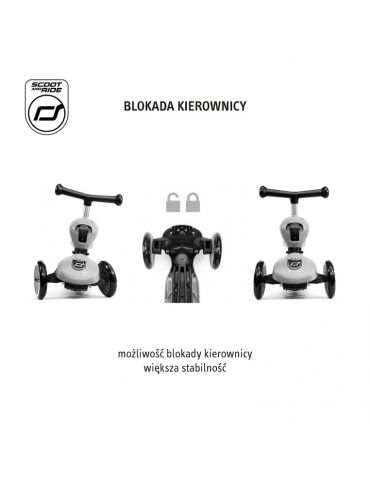 Scootandride Jeździk i hulajnoga 2w1Highwaykick 1 Olive