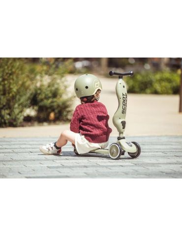 Scootandride Jeździk i hulajnoga 2w1Highwaykick 1 Olive