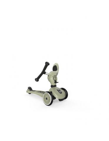 Scootandride Jeździk i hulajnoga 2w1Highwaykick 1 Olive
