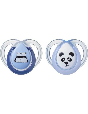 Tommee Tippee Smoczek uspokajający Anytime 0-6m miś niebieski