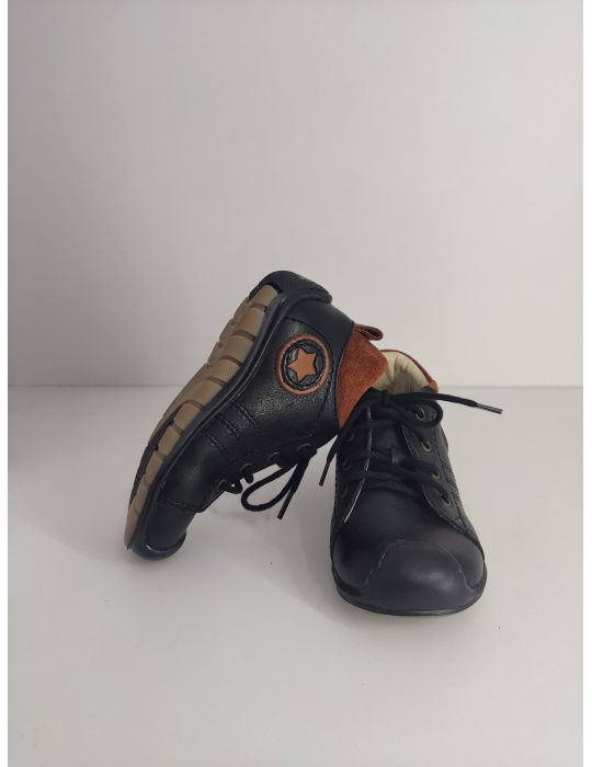 Emel Buty skórzane dziecięce Trzewiki E 2388D-17