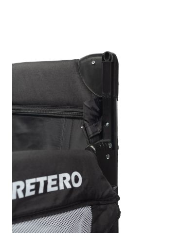 Caretero Esti Łóżeczko turystyczne 3w1 black