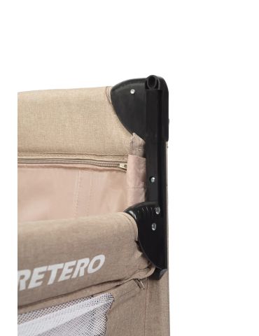 Caretero Esti Łóżeczko turystyczne 3w1 brown