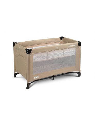 Caretero Esti Łóżeczko turystyczne 3w1 brown