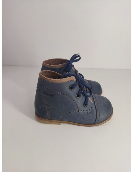 Emel Buty skórzane dziecięce Trzewiki Roczki E 2438-18