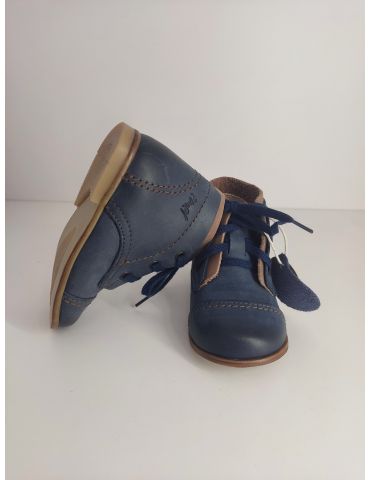 Emel Buty skórzane dziecięce Trzewiki Roczki E 2438-18 Emel Buty skórzane dziecięce Trzewiki Roczki E 2438-18