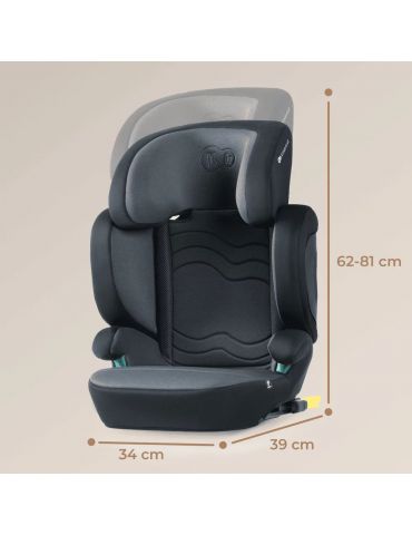 Kinderkraft Xpand 2 I-Size Fotelik samochodowy 100-150cm graphite black