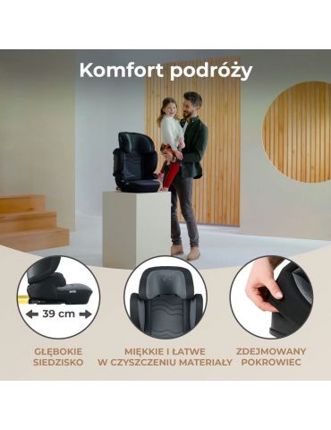 Kinderkraft Xpand 2 I-Size Fotelik samochodowy 100-150cm graphite black