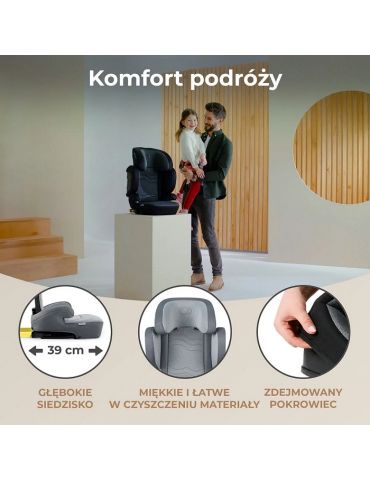 Kinderkraft Xpand 2 I-Size Fotelik samochodowy 100-150cm rocket grey Kinderkraft Xpand 2 I-Size Fotelik samochodowy 100-150cm rocket grey