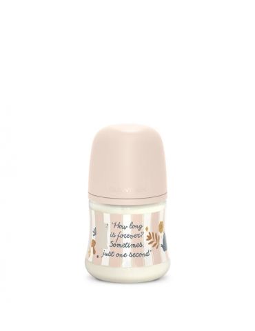 Suavinex Butelka o wolnym przepływie smoczek Sx Pro 150ml Wonderland różowa