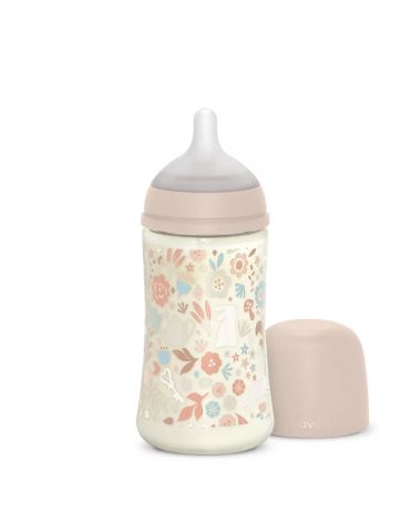 Suavinex Butelka o średnim przepływie Sx Pro 270ml Wonderland różowy Liberty Suavinex Butelka o średnim przepływie Sx Pro 270ml Wonderland różowy Liberty