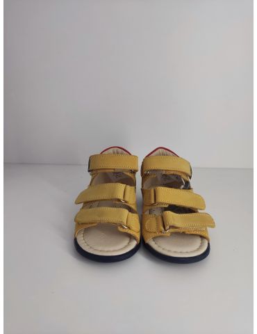 Emel Buty skórzane dziecięce Sandały Roczki E 2386-17 Emel Buty skórzane dziecięce Sandały Roczki E 2386-17
