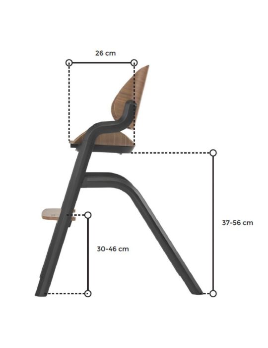 Espiro Pure Krzesełko do karmienia 10 black