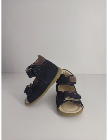 Emel Buty skórzane dziecięce Sandały Roczki E 2424-2 Emel Buty skórzane dziecięce Sandały Roczki E 2424-2