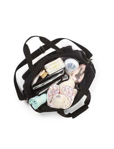 BabyOno Torba dla mamy Podróżna torba czarna