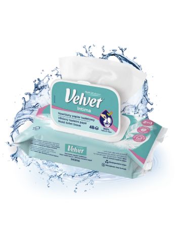 Velvet Intima Papier toaletowy nawilżany 42szt