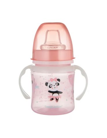 Canpol Babies Kubek treningowy EasyStart 120 ml Exotic animals różowy