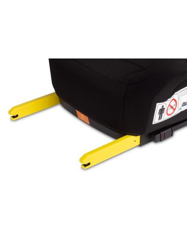 Caretero Jaguar i-size fotelik samochodowy podwyższenie 125-150cm black