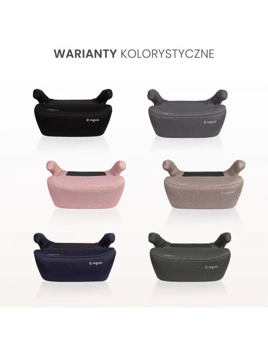 Caretero Jaguar i-size fotelik samochodowy podwyższenie 125-150cm black