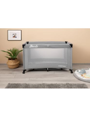 Caretero Basic Łóżeczko turystyczne grey