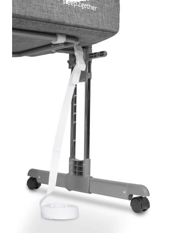 Caretero Łóżeczko dostawne Sleep2gether graphite