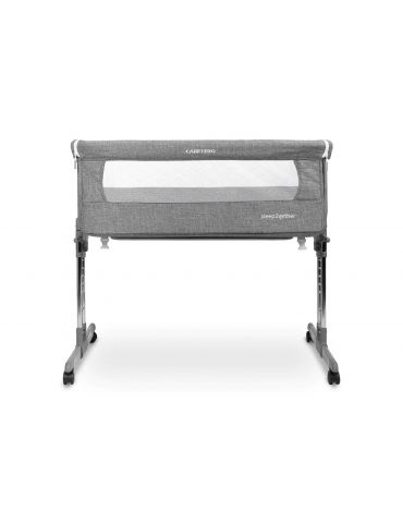 Caretero Łóżeczko dostawne Sleep2gether graphite