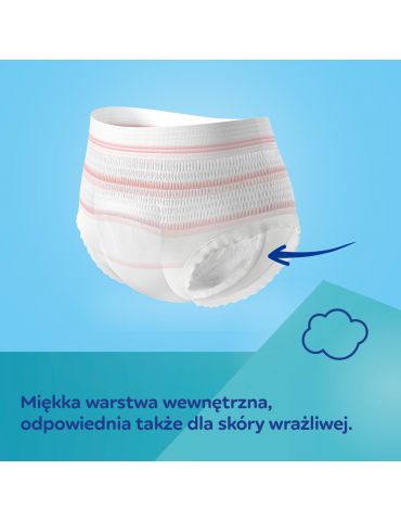 Canpol Babies Oddychające i ultrachłonne majtki jednorazowe z podkładem poporodowym S/M