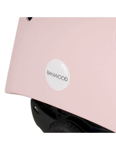 Banwood Kask dziecięcy rowerowy Eco Faded pink