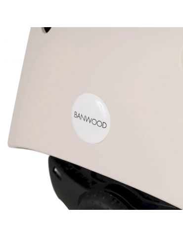 Banwood Kask dziecięcy rowerowy Eco Ivory