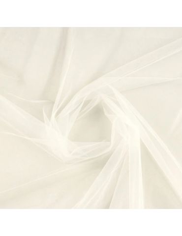 Waldin Baldachim tiulowy do łóżeczka + stelaż na baldachim Ecru