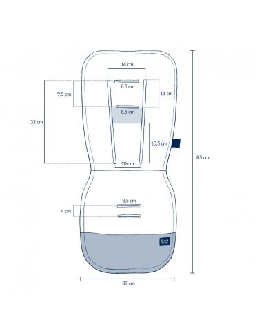 La Millou Wkładka do wózka Multi ( Ballerine )