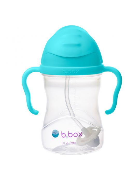B.Box Bidon ze słomką 240ml Lazurowy