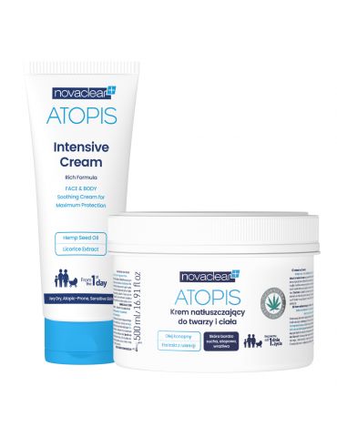 Atopis krem natłuszczająco do twarzy i ciała 500 ml Atopis krem natłuszczająco do twarzy i ciała 500 ml