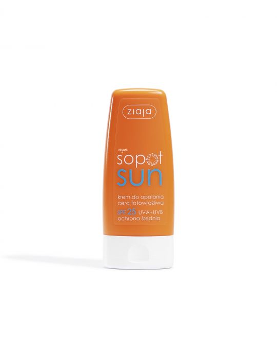 Ziaja Krem do opalania cera fotowrażliwa SPF25 60ml