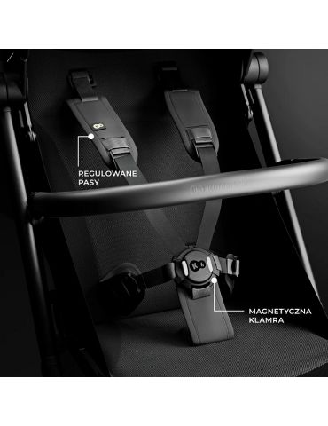 Kinderkraft Pilot 2 Wózek spacerowy kabinowy Midnight black Kinderkraft Pilot 2 Wózek spacerowy kabinowy Midnight black