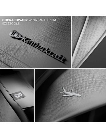 Kinderkraft Pilot 2 Wózek spacerowy kabinowy Platinum grey Kinderkraft Pilot 2 Wózek spacerowy kabinowy Platinum grey