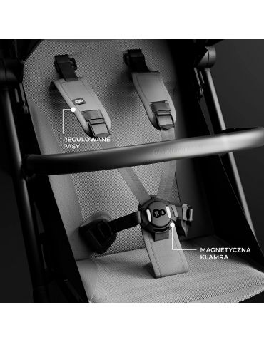 Kinderkraft Pilot 2 Wózek spacerowy kabinowy Platinum grey Kinderkraft Pilot 2 Wózek spacerowy kabinowy Platinum grey