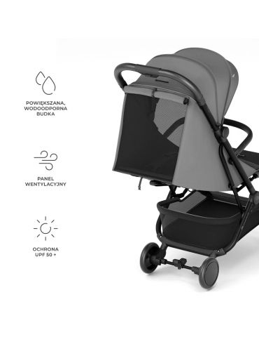 Kinderkraft Pilot 2 Wózek spacerowy kabinowy Platinum grey Kinderkraft Pilot 2 Wózek spacerowy kabinowy Platinum grey