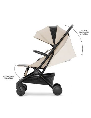 Kinderkraft Pilot 2 Wózek spacerowy kabinowy Beige Kinderkraft Pilot 2 Wózek spacerowy kabinowy Beige