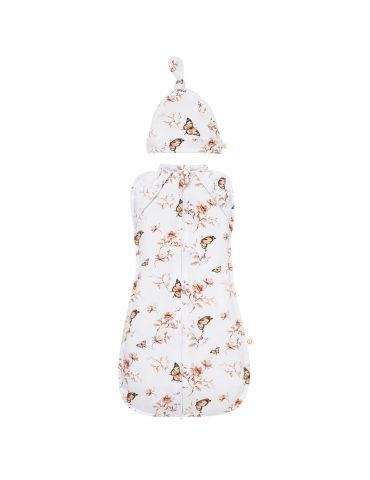 Yosoy Otulacz dla niemowląt z czapeczką rozmiar S Butterflies Yosoy Otulacz dla niemowląt z czapeczką rozmiar S Butterflies