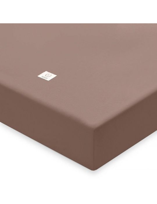 Yosoy Prześcieradło basic do łóżeczka 120x60cm Almond