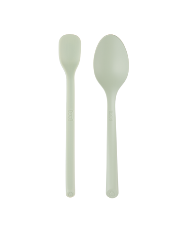 Lovi Pierwsza łyżeczka do karmienia i łyżka stołowa Pistachio