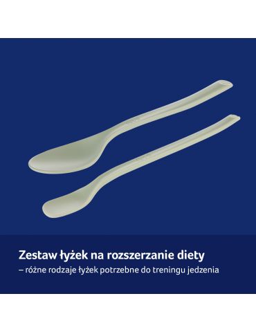 Lovi Pierwsza łyżeczka do karmienia i łyżka stołowa Pistachio