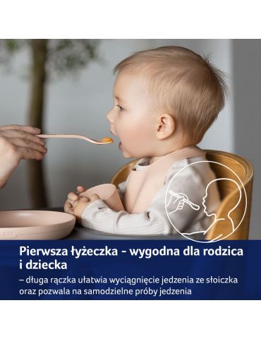 Lovi Pierwsza łyżeczka do karmienia i łyżka stołowa Pistachio