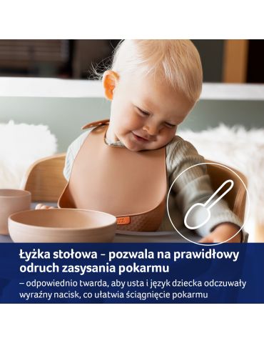 Lovi Pierwsza łyżeczka do karmienia i łyżka stołowa Pistachio