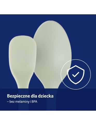 Lovi Pierwsza łyżeczka do karmienia i łyżka stołowa Pistachio