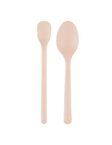 Lovi Pierwsza łyżeczka do karmienia i łyżka stołowa Nude