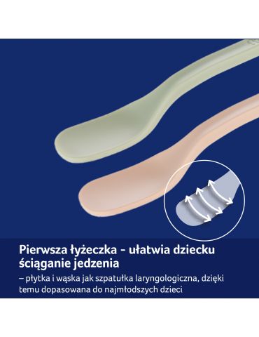 Lovi Pierwsza łyżeczka do karmienia i łyżka stołowa Nude Lovi Pierwsza łyżeczka do karmienia i łyżka stołowa Nude