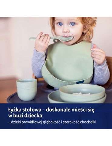 Lovi Pierwsza łyżeczka do karmienia i łyżka stołowa Nude Lovi Pierwsza łyżeczka do karmienia i łyżka stołowa Nude